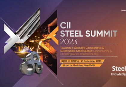 Banner - CII Steel Summit 2023: 21 December 2023: Hotel Le Meridien, New Delhi